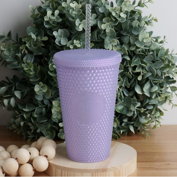 Starbucks 2021 Icy White Bling Studded Tumbler 16oz - Picture 1 of 4